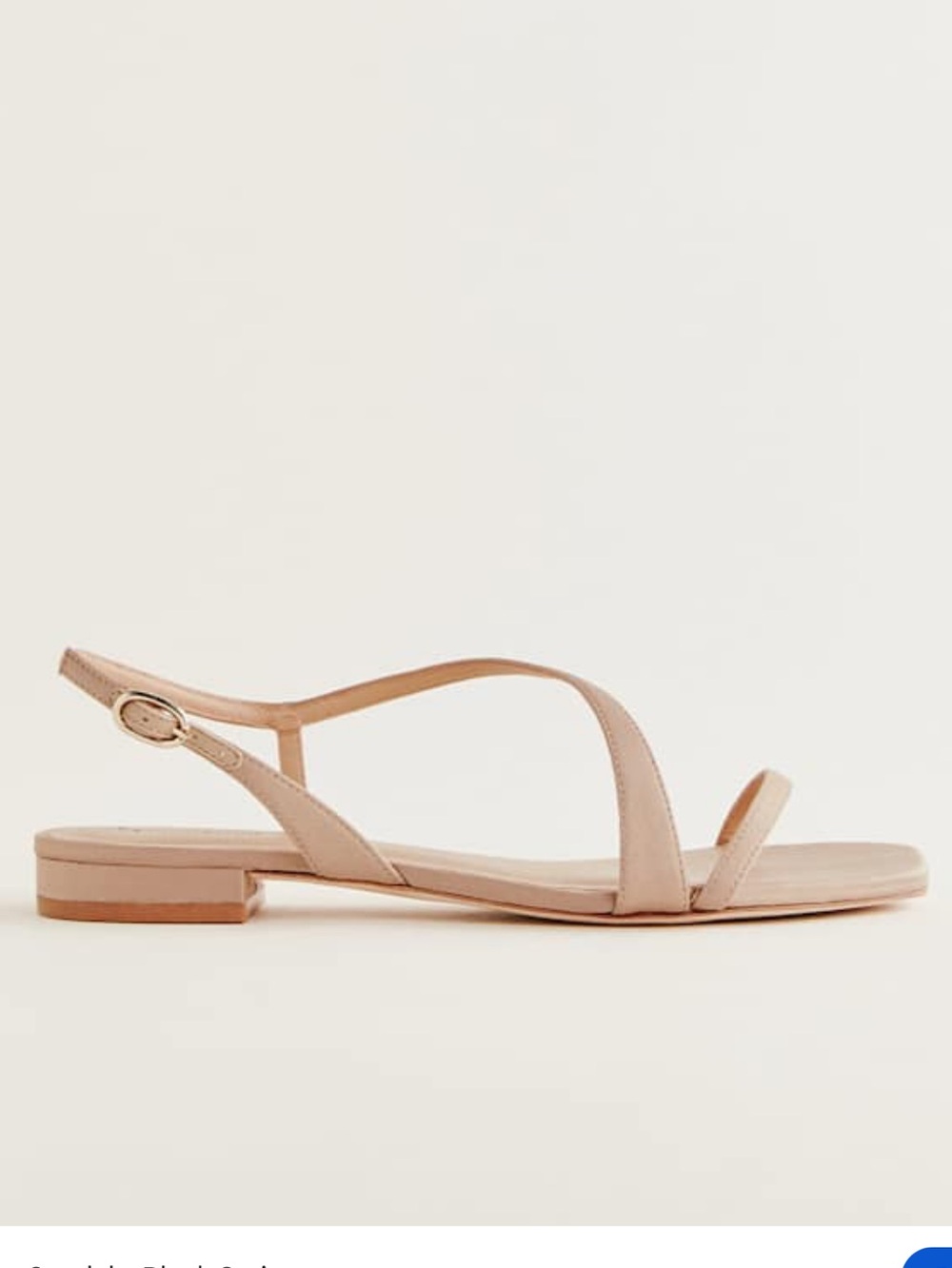 Reformation Veronica Slingback Sandal in Nude